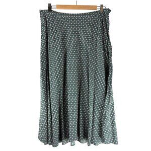 Boho Cottage J.jill Midi Full A line Skirt, Women's Medium